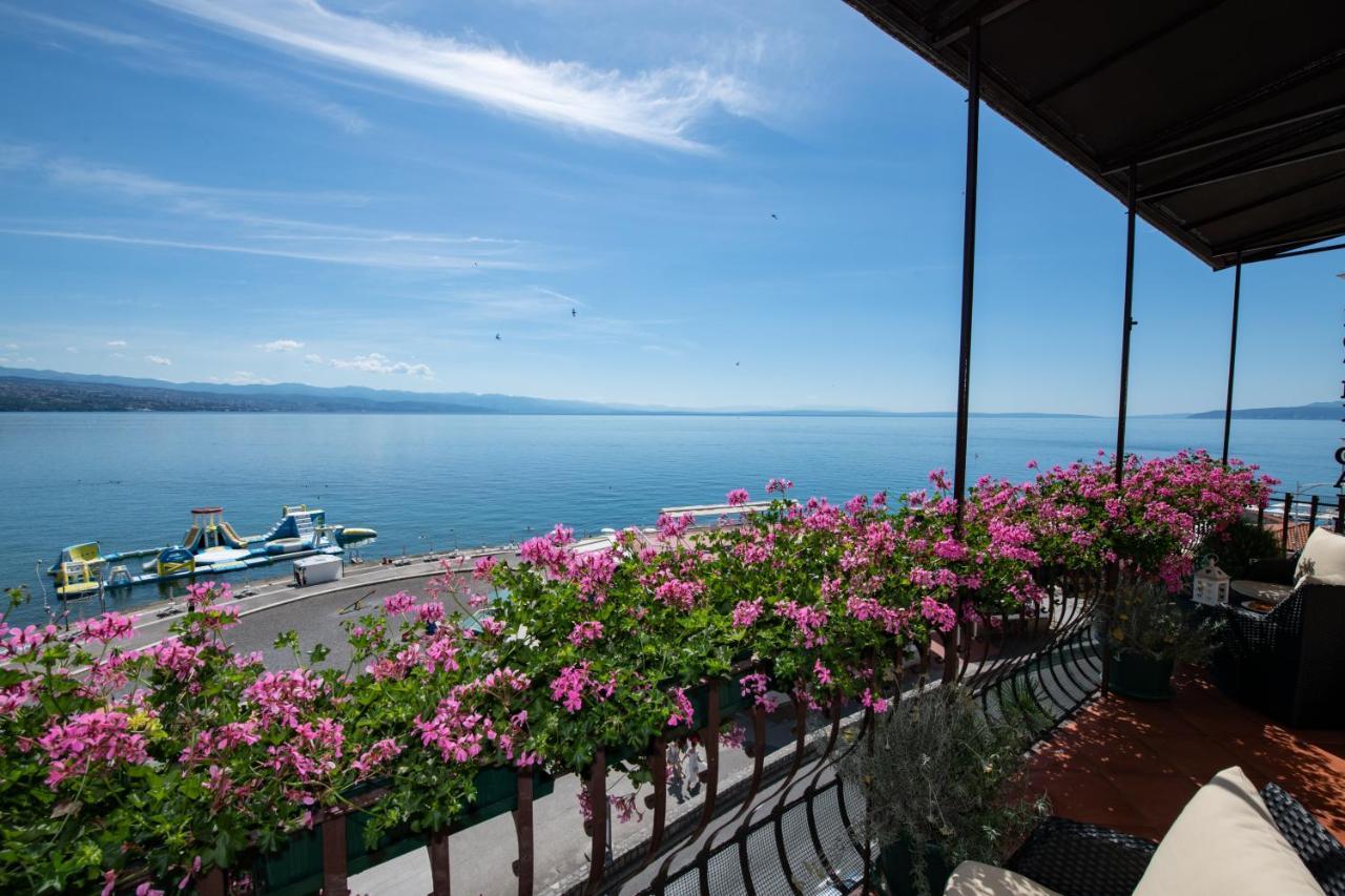 Apartment Opatija Slatina Beach Eksteriør bilde